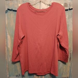NWT J. Jill Dusty Rose Long Sleeve Tee XL